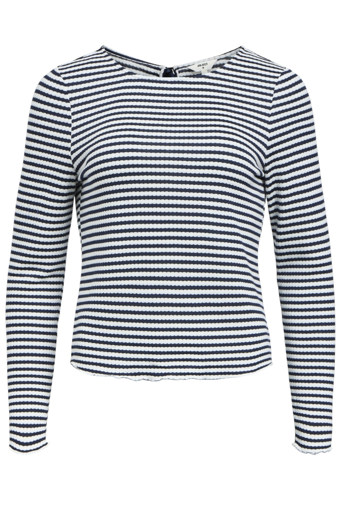 OBJAVERI RE L/S TOP 137 23045999 CLOUD DANCER/SKY CAPTAIN